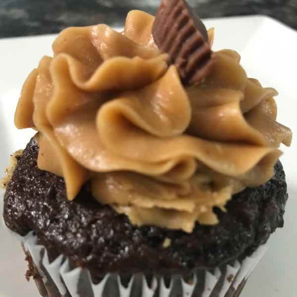 Reece’s peanut butter and chocolate cupcake 
