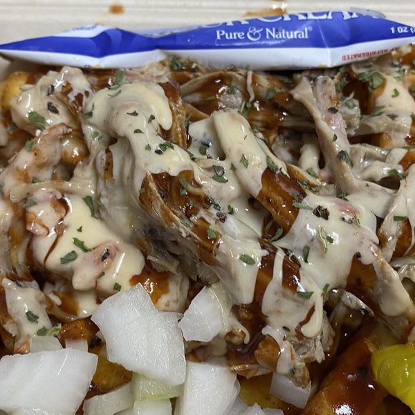 Loaded Pulled Pork Fries