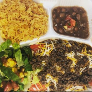 Beef Enchilada Plate