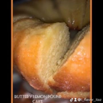 Lemon Pound Cake 