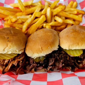 Triple Threat Sliders  w/Fries
