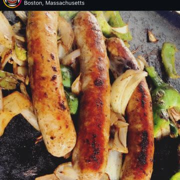 Bianco Sweet Italian Sausage with Peppers and Onions