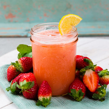 Strawberry-Basil Lemonade