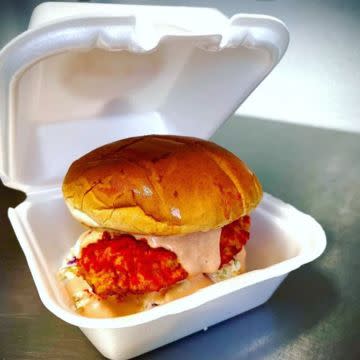 Chicken Sandwich Nashville Style