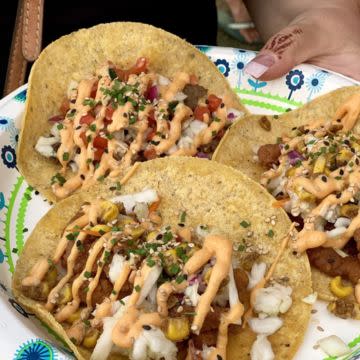 Chicken Tacos (Breaded Fried Chicken Breast)