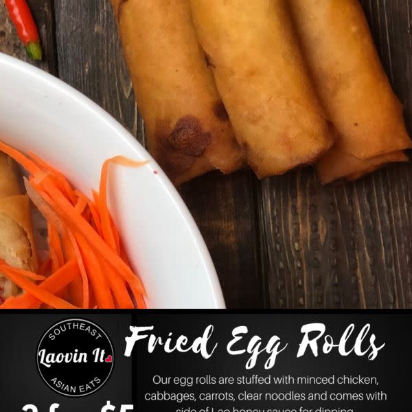 Fried Chicken Egg Rolls