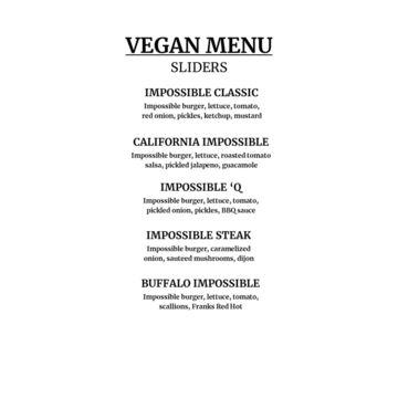Vegan Sliders