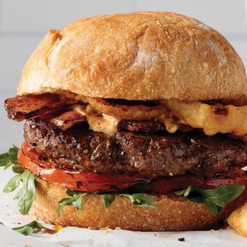 Bacon cheese burger