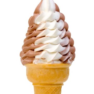 Swirl soft ice cream 