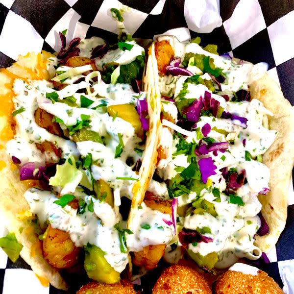 Shrimp and Avocado Tacos