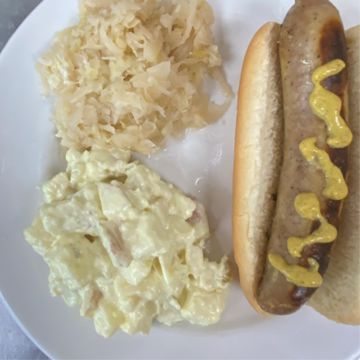 Bratwurst Plate 