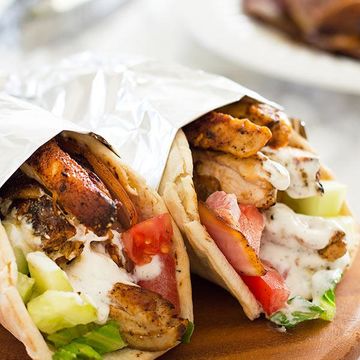 Naan Wrap W/ Masala fries