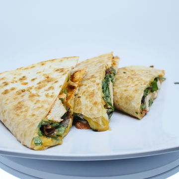 Super Quesadilla w/ Seasoned Masala Fries