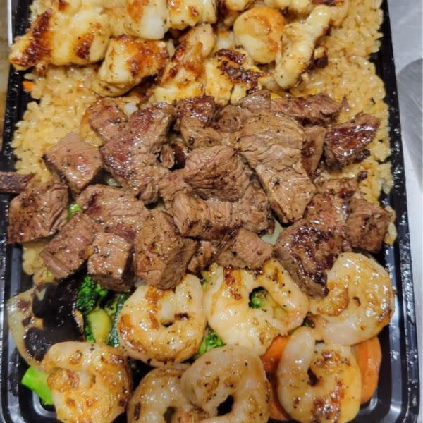 New York Steak, Chicken & Shrimp