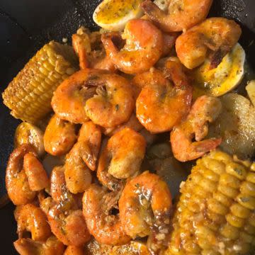 Garlic Shrimp Platter