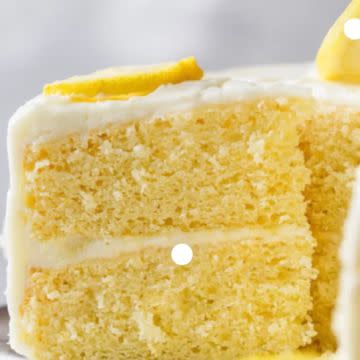 Lemon Cake Slice
