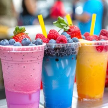 Blueberry Coconut Gingersnap Smoothie