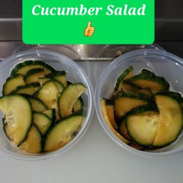 Side Option - Cucumber Salad 