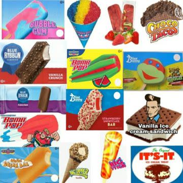 Novelty Ice Cream Bars