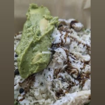 Avocado Balsamic Chicken Caesar Bowl/Wrap