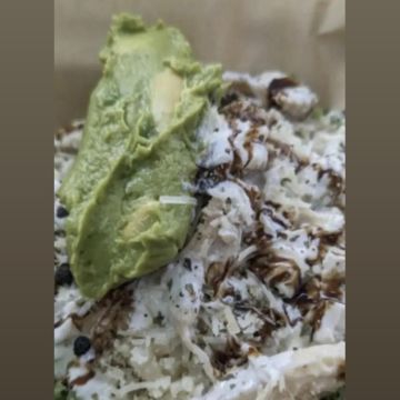 Avocado Balsamic Chicken Caesar Bowl/Wrap