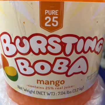 Mango Popping Boba