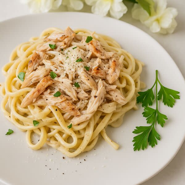 Fettuccine Alfredo whit  Chicken