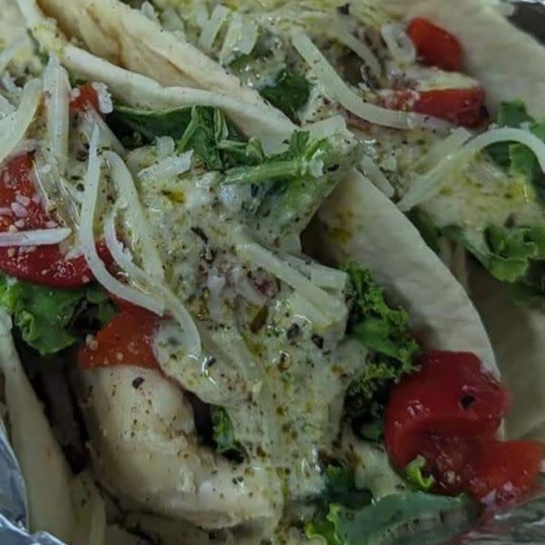 Creamy Pesto Chicken & Sweet Peppers