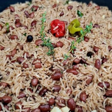 Rice and peas 