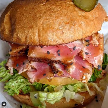 Blackened Ahi Tuna Sandwich