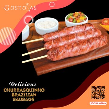 Churrasquinho Brazilian St. Food BBQ- Brazilian Sausage 