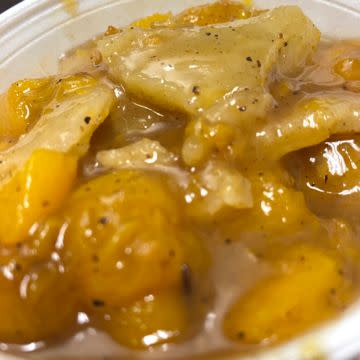 Double Crust Peach Cobbler