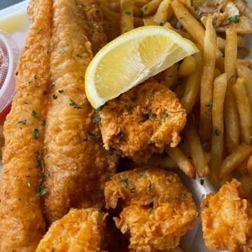 Jumbo Shrimp (8pc), Fish & Fries
