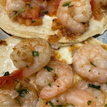 Grilled shrimp taco 