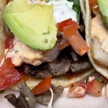 Carne asada taco 