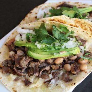 Sonora style taco