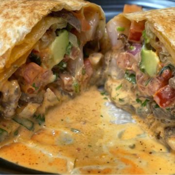 Carne asada burrito 