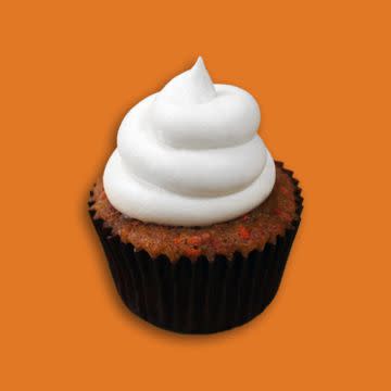 Standard size carrot cake muffin