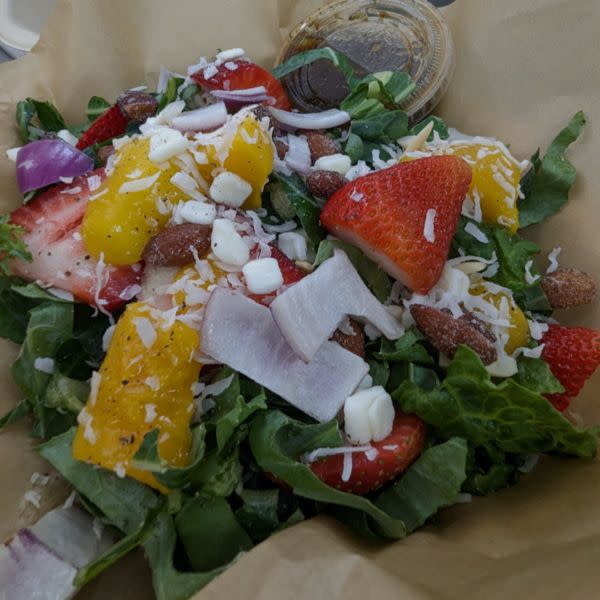 Tropical Strawberry Mango Salad