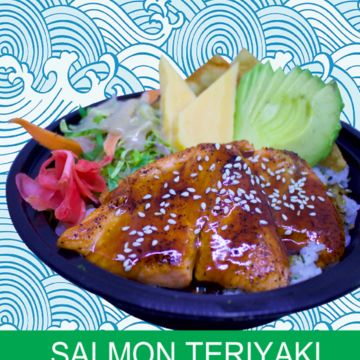 Salmon Teriyaki Bowl 