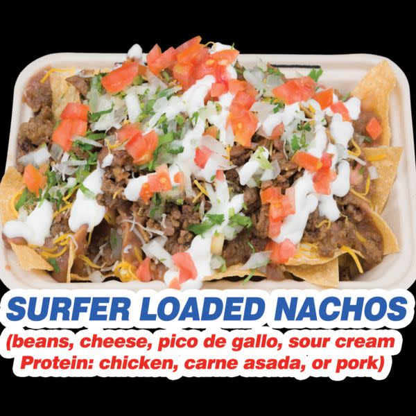 Surfer Loaded Nachos