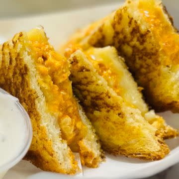 Buffalo Chicken Grilled Cheese