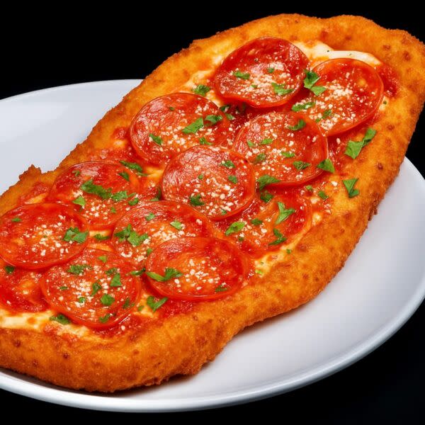 Fried Pizza w/ Pepperoni