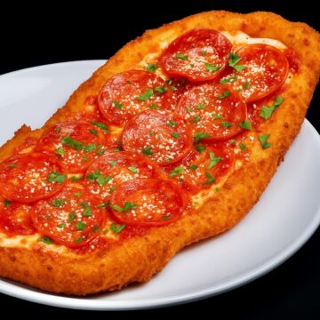 Fried Pizza w/ Pepperoni