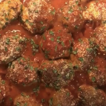 Meatballs Marinara Homemade 