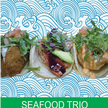 Seafood Trio Tacos