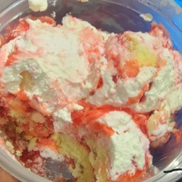 Delicious strawberry shortcake