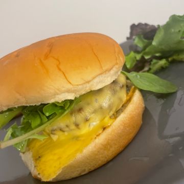 Delicious hamburger
