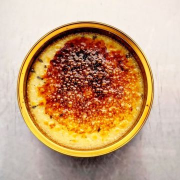 Black Sesame Creme Brûlée