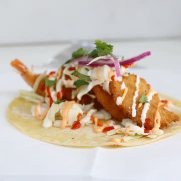 Battered Shrimp Tacos